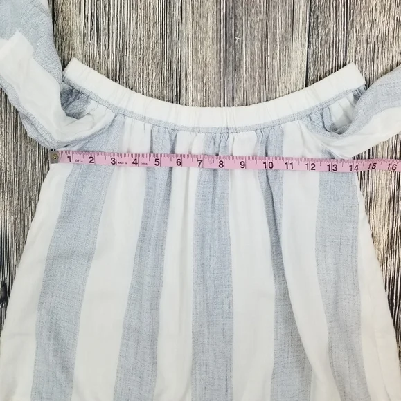 LF | SEEK the Label Striped Off the Shoulder Top - Picture 6 of 7
